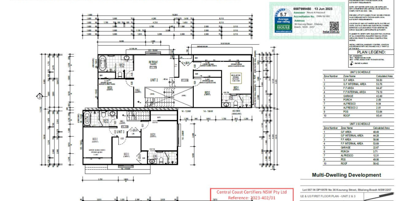 1,2,3/36 Kourung Street Ettalong Beach