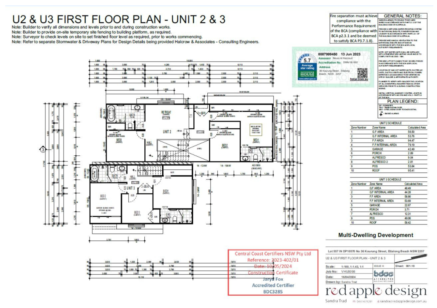 1,2,3/36 Kourung Street Ettalong Beach